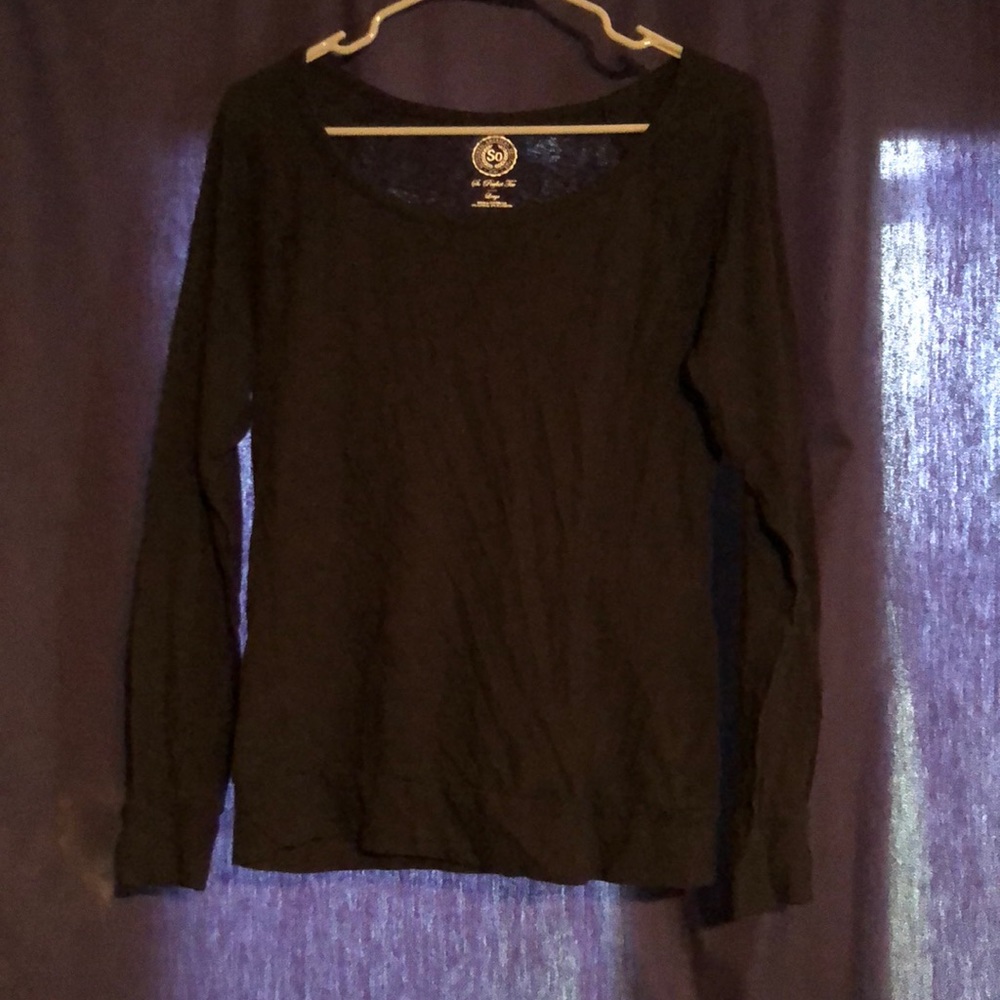 Black long sleeve shirt